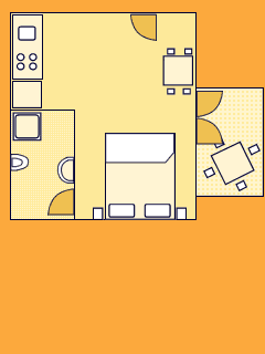 Tlocrt apartmana - 1 - 2S